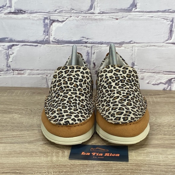 Sperry Moc-Sider Leopard Slip On Moccasin Shoes - Picture 2 of 8